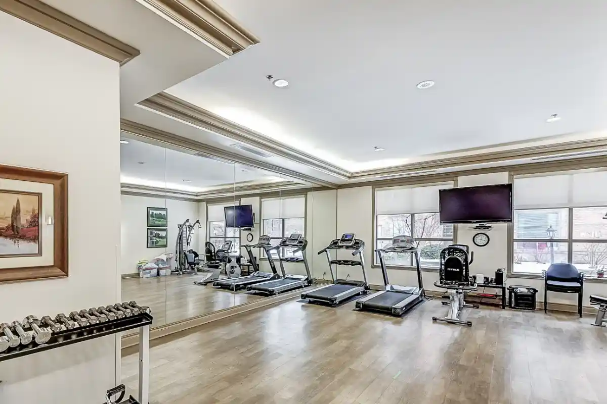 Fitness room.