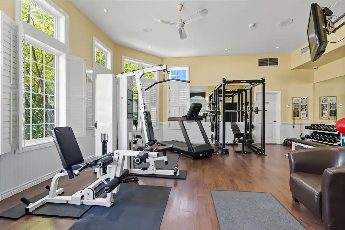 Fitness area.