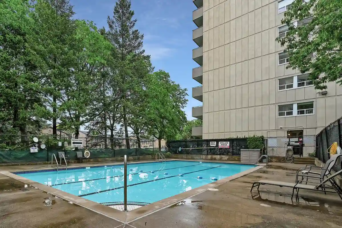 Outdoor pool.