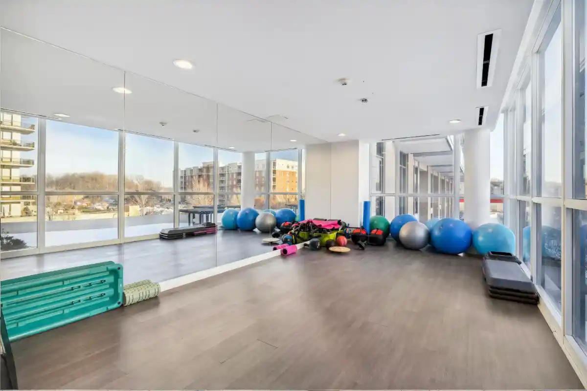 Yoga studio.