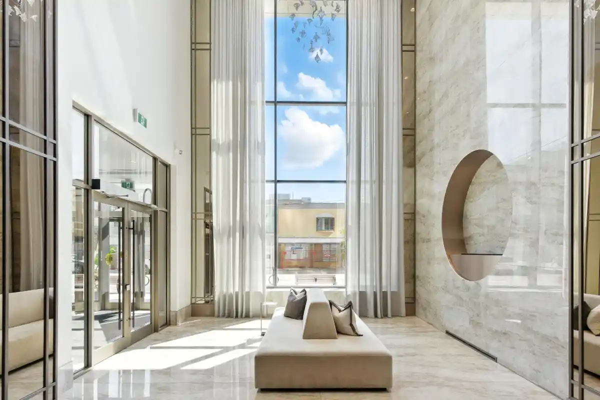Lobby at Gallery Condos
