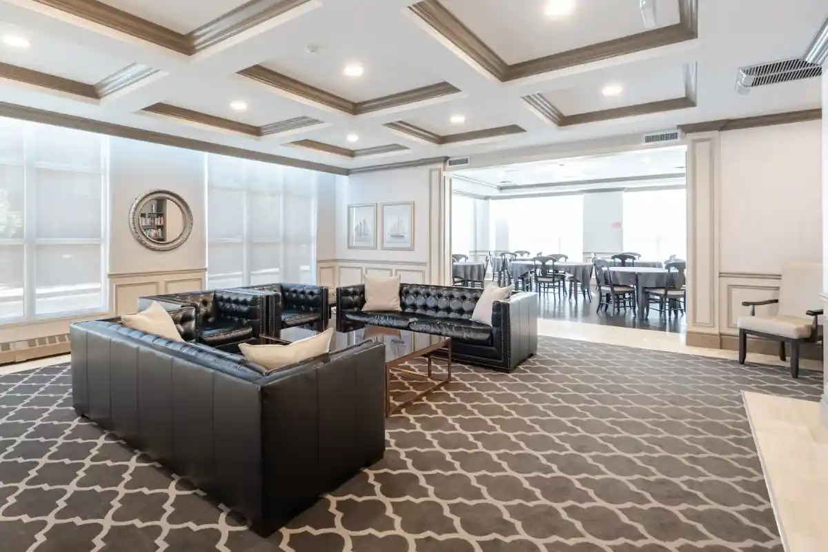 Party room lounge area.