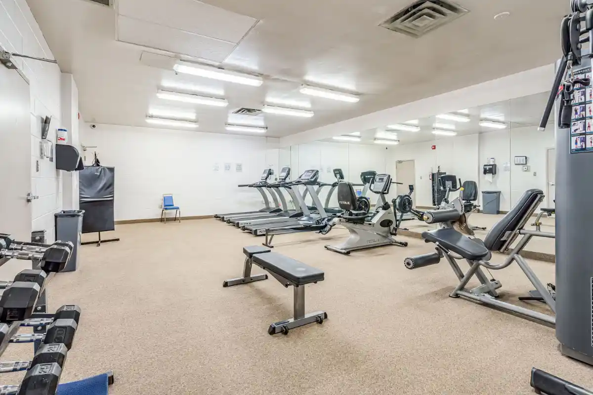 Fitness area.