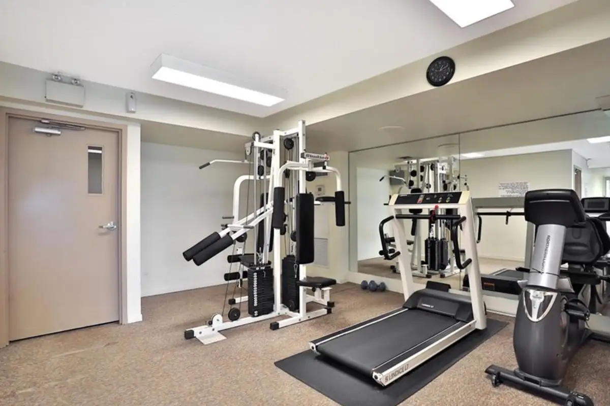 Fitness room.