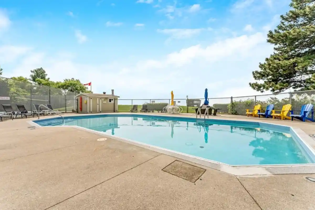 Outdoor pool.