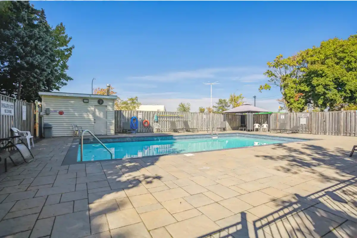 Outdoor pool.